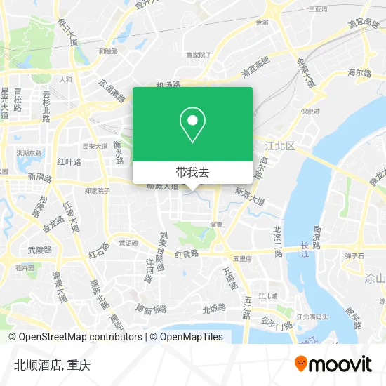北顺酒店地图
