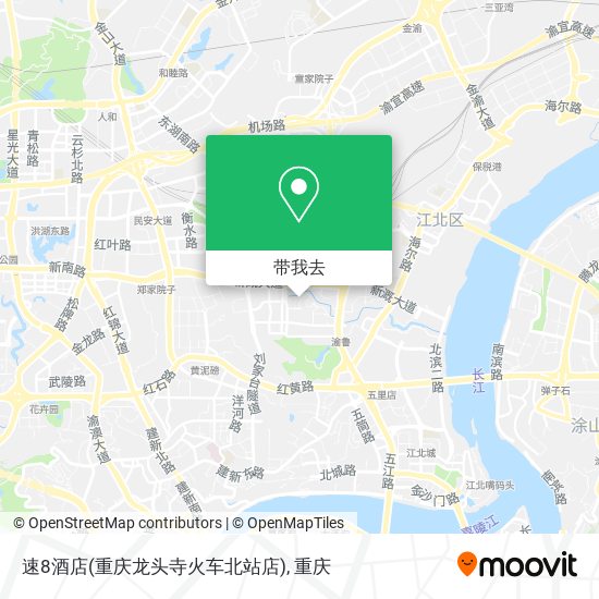 速8酒店(重庆龙头寺火车北站店)地图