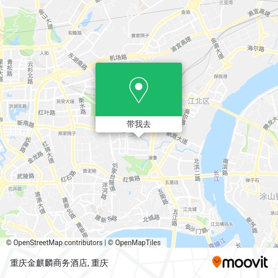 重庆金麒麟商务酒店地图