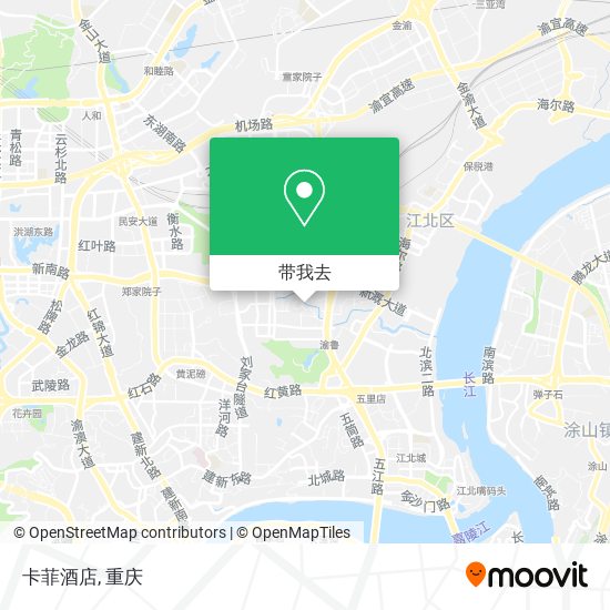 卡菲酒店地图
