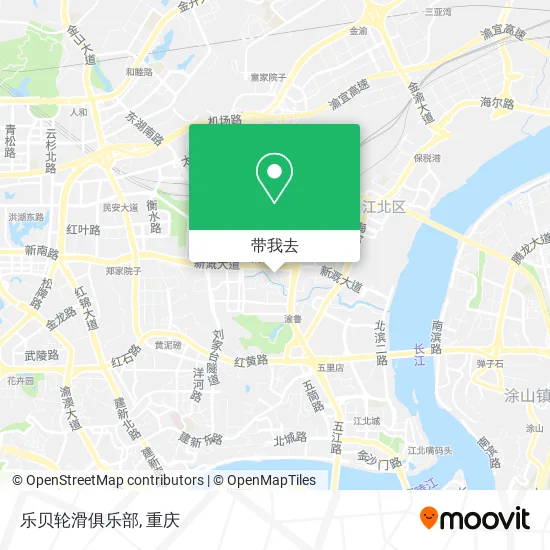 乐贝轮滑俱乐部地图
