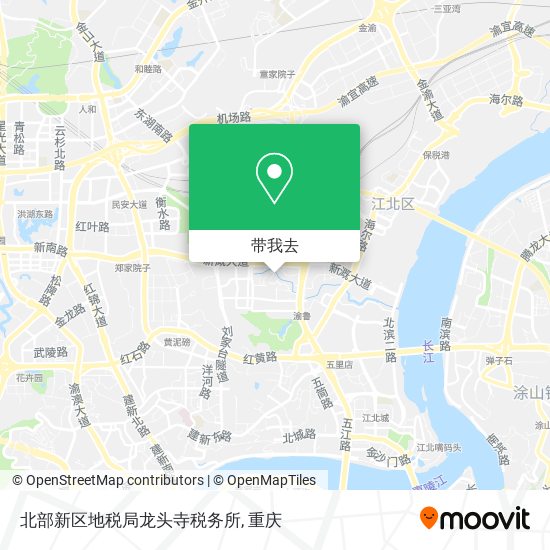北部新区地税局龙头寺税务所地图