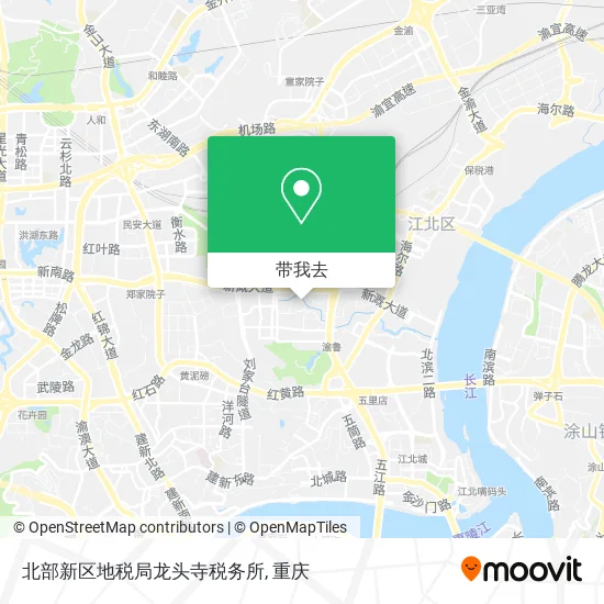 北部新区地税局龙头寺税务所地图