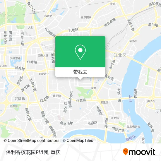 保利香槟花园F组团地图