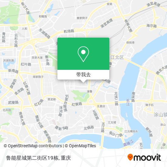 鲁能星城第二街区19栋地图