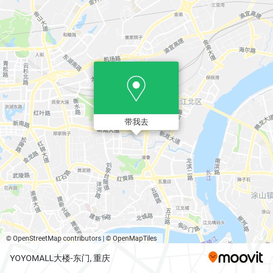 YOYOMALL大楼-东门地图