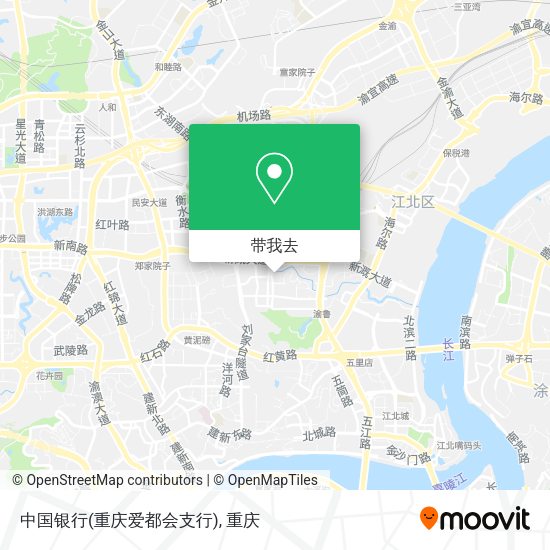 中国银行(重庆爱都会支行)地图