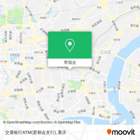 交通银行ATM(爱都会支行)地图