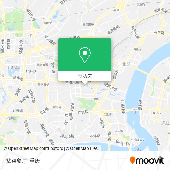 拈菜餐厅地图