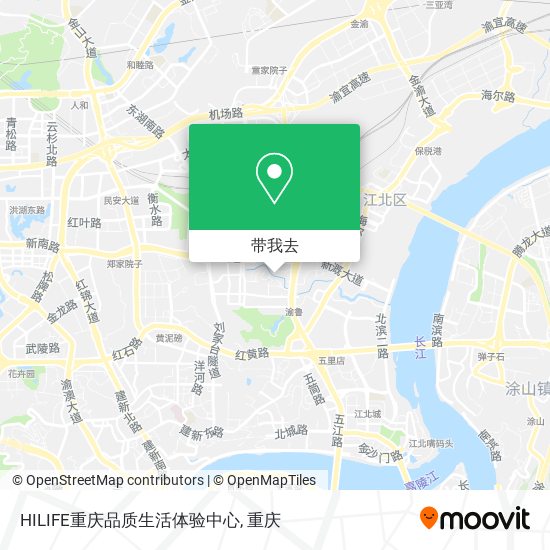 HILIFE重庆品质生活体验中心地图
