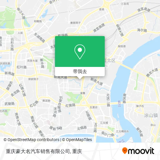 重庆豪大名汽车销售有限公司地图