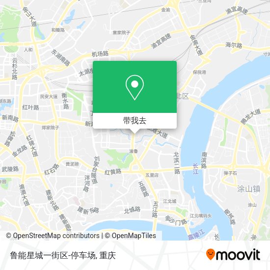 鲁能星城一街区-停车场地图