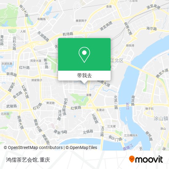 鸿儒茶艺会馆地图