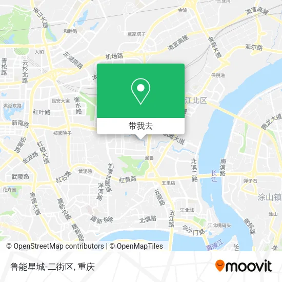 鲁能星城-二街区地图