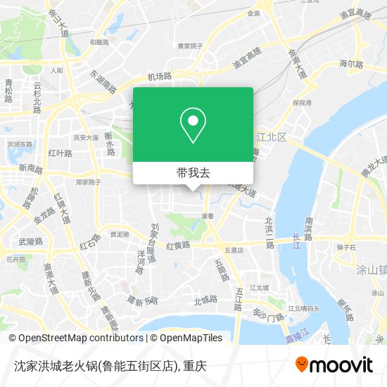 沈家洪城老火锅(鲁能五街区店)地图