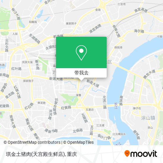 琪金土猪肉(天宫殿生鲜店)地图
