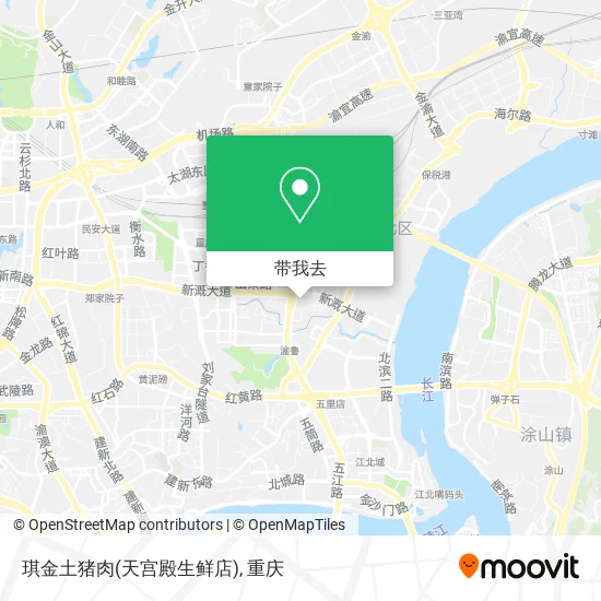 琪金土猪肉(天宫殿生鲜店)地图