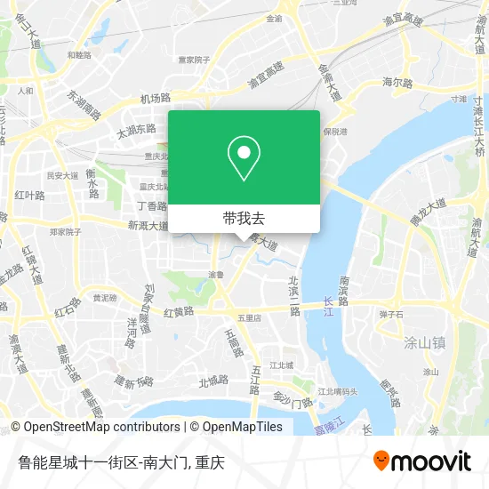 鲁能星城十一街区-南大门地图