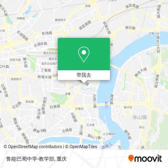 鲁能巴蜀中学-教学部地图
