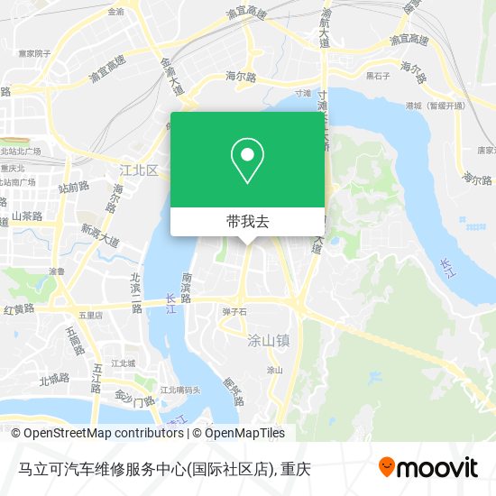 马立可汽车维修服务中心(国际社区店)地图