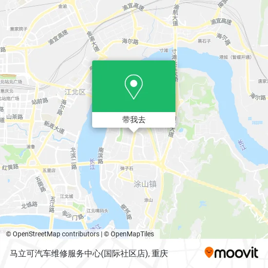马立可汽车维修服务中心(国际社区店)地图