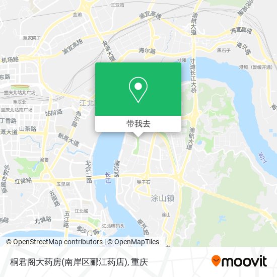桐君阁大药房(南岸区郦江药店)地图