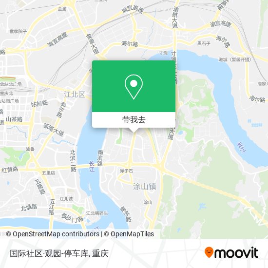国际社区·观园-停车库地图
