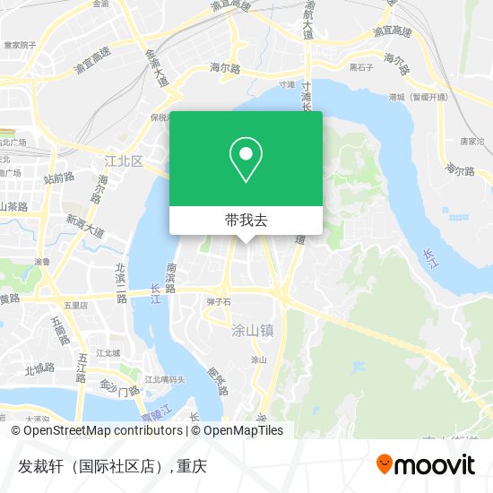 发裁轩（国际社区店）地图