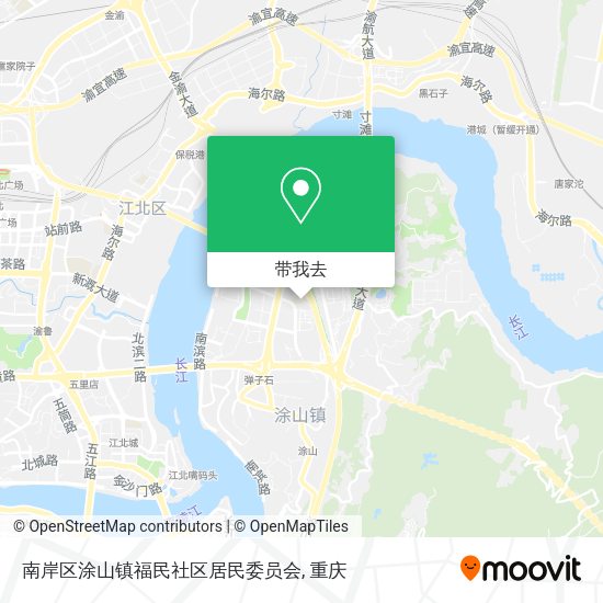 南岸区涂山镇福民社区居民委员会地图