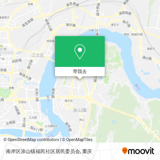 南岸区涂山镇福民社区居民委员会地图