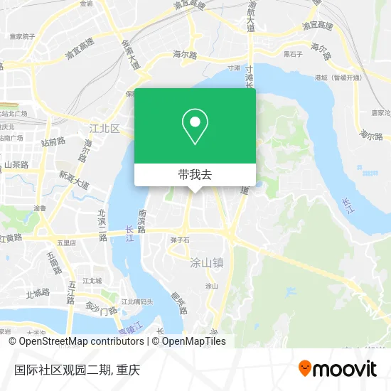 国际社区观园二期地图