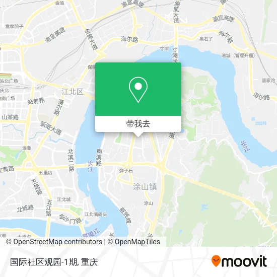 国际社区观园-1期地图