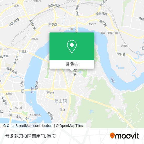 盘龙花园-B区西南门地图