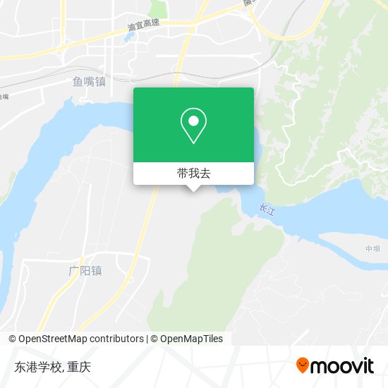 东港学校地图