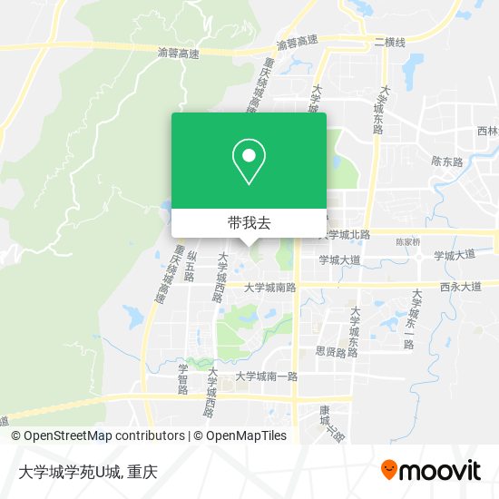 大学城学苑U城地图