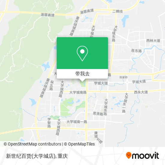 新世纪百货(大学城店)地图