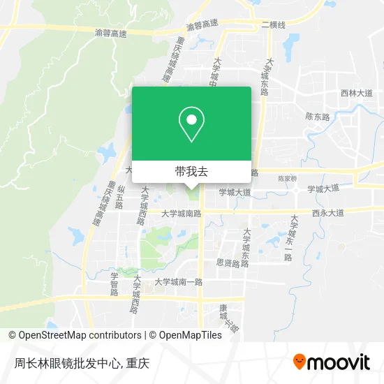 周长林眼镜批发中心地图