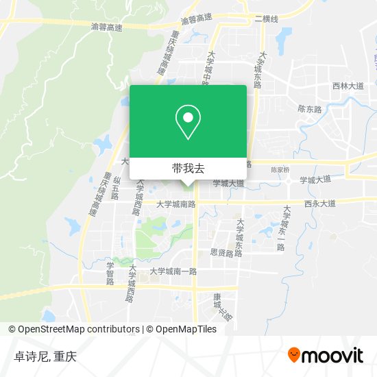 卓诗尼地图