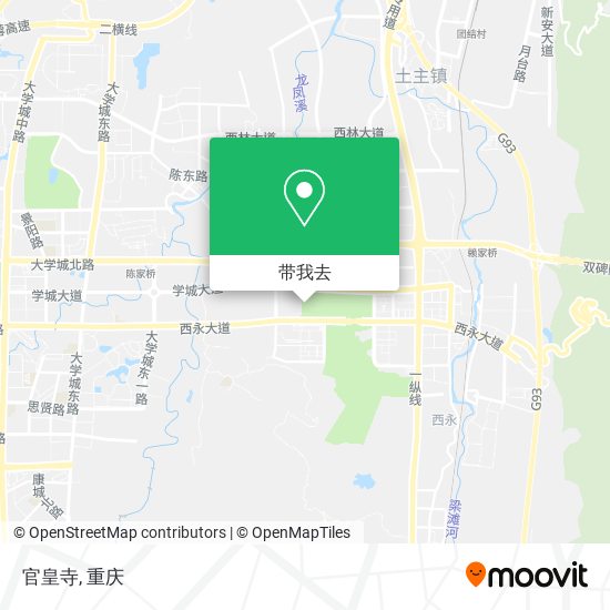 官皇寺地图