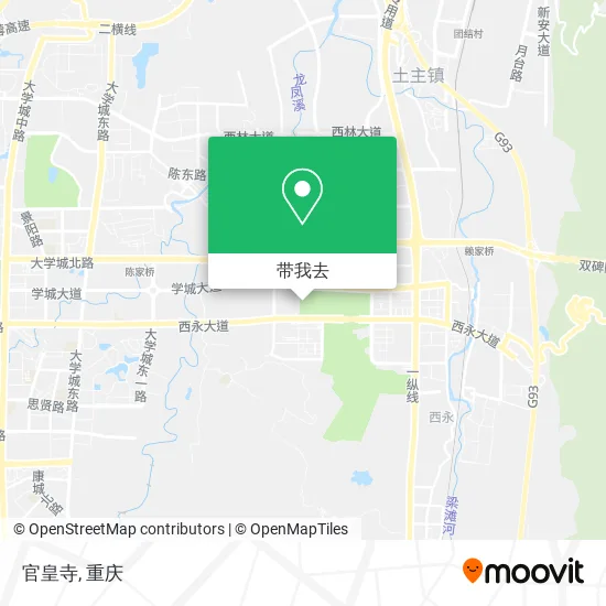 官皇寺地图