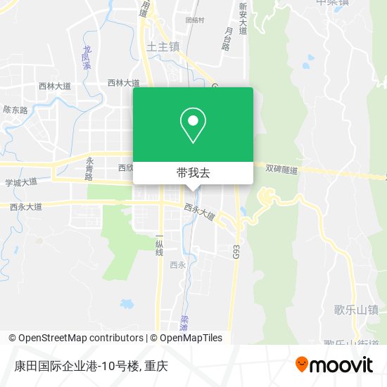 康田国际企业港-10号楼地图