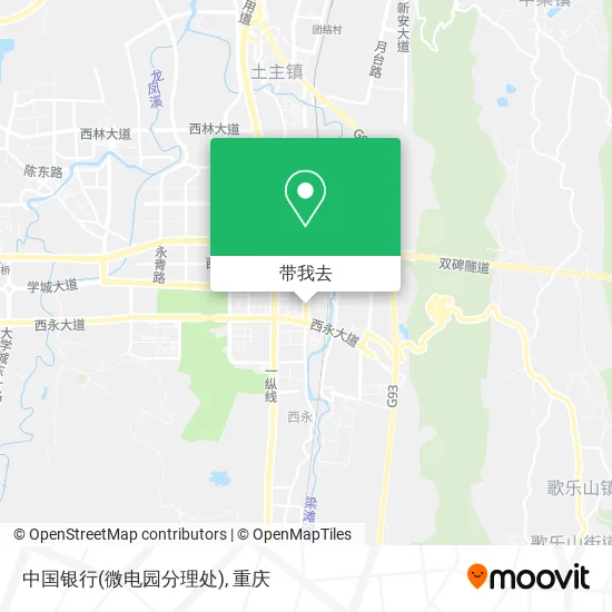 中国银行(微电园分理处)地图