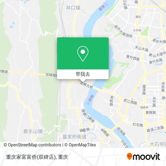 重庆家富富侨(双碑店)地图