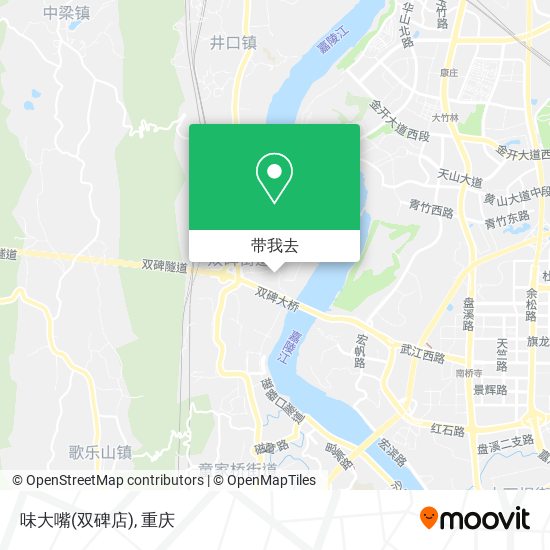 味大嘴(双碑店)地图