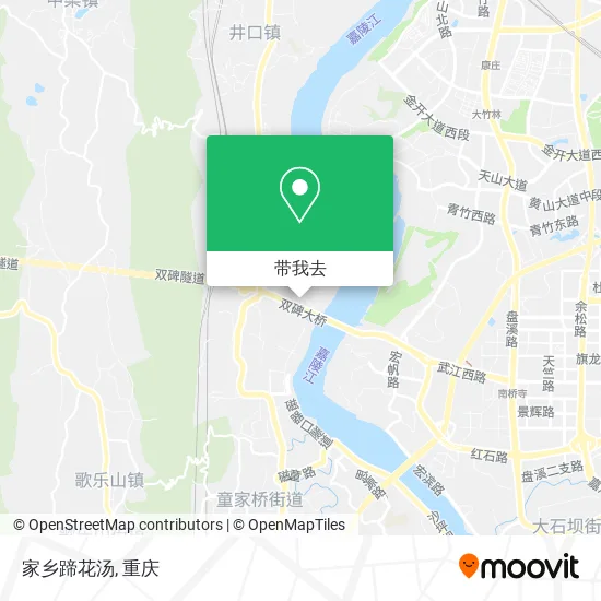 家乡蹄花汤地图