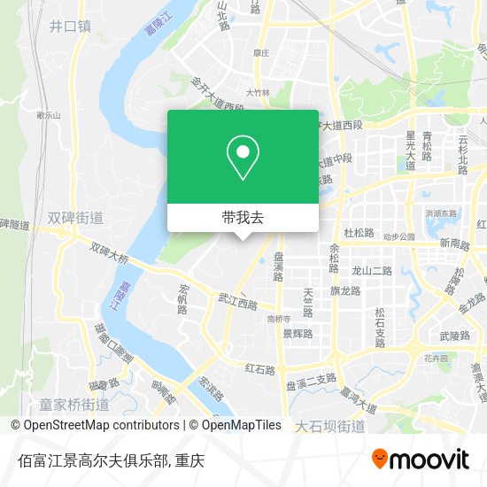 佰富江景高尔夫俱乐部地图