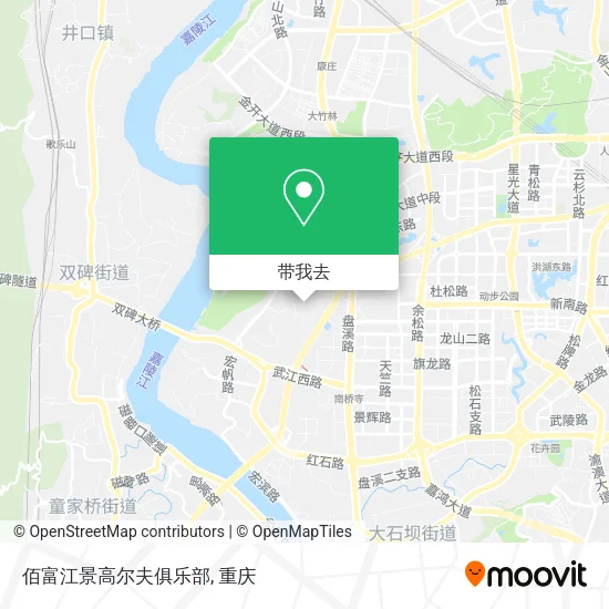 佰富江景高尔夫俱乐部地图