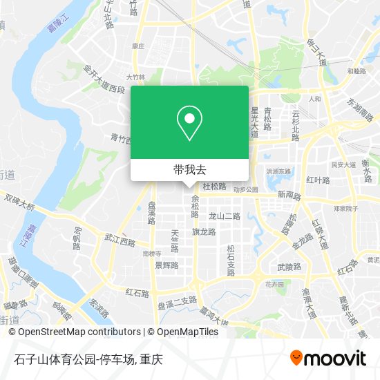 石子山体育公园-停车场地图