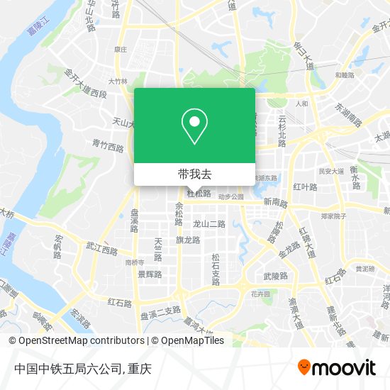 中国中铁五局六公司地图