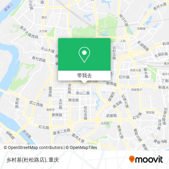 乡村基(杜松路店)地图